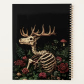 Gothic Floral Deer Skeleton Planner (Achterkant)