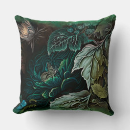 Gothic Floral Glitter Neon Floral Kussen