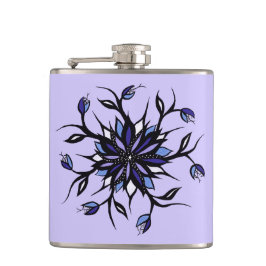 Gothic Floral Mandala Monsters and Teeth Heupfles