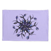 Gothic Floral Mandala Monsters and Teeth Kussensloop (Achterkant)