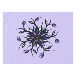 Gothic Floral Mandala Monsters and Teeth Tafelkleed