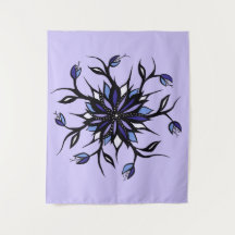 Gothic Floral Mandala Monsters and Teeth