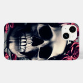 Gothic Floral Skull en Rozen Case-Mate iPhone Case (Achterkant (horizontaal))