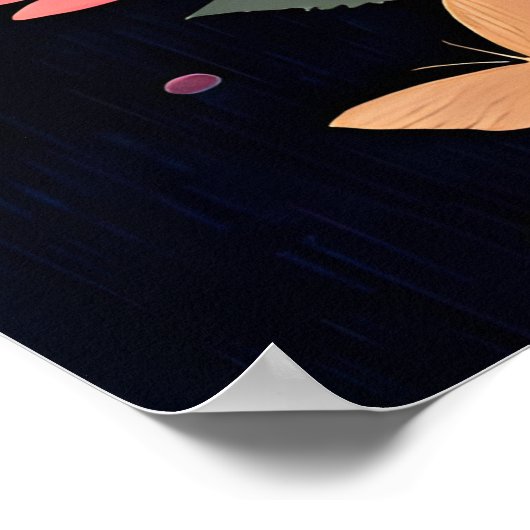 Gothic Floral Skull - Stylized Skull Poster (Hoek)