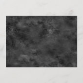 Gothic Floral Wedding Accommodding Enclosure Informatiekaartje (Achterkant)