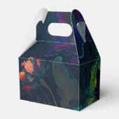 Gothic Floral Wedding Favor Box Bedankdoosjes (Achterkant)