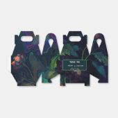 Gothic Floral Wedding Favor Box Bedankdoosjes (Uitgevouwen)