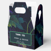 Gothic Floral Wedding Favor Box Bedankdoosjes (Geopend)