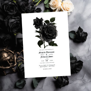  Gothic Floral Wedding Save The Date
