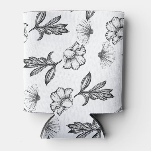 Gothic Flower tattoo Baby shower Blikjeskoeler (Voorkant)