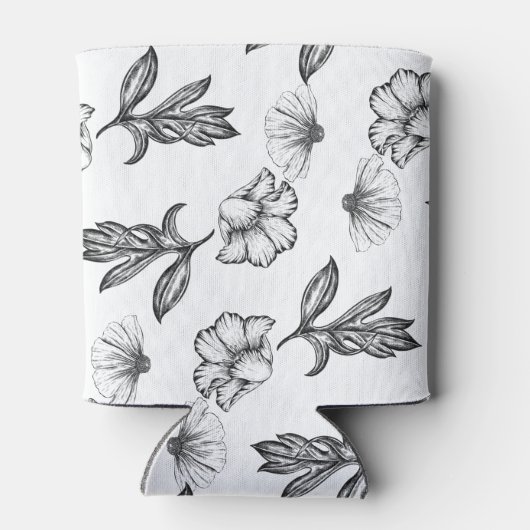 Gothic Flower tattoo Baby shower Blikjeskoeler (Achterkant)