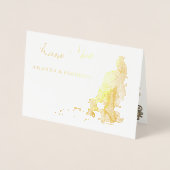 Gothic-Folie Gold Steampunk Weddenschap Hartelijk  Folie Kaarten (Voorkant)