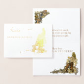 Gothic-Folie Gold Steampunk Weddenschap Hartelijk  Folie Kaarten (Display)