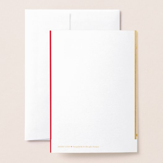 Gothic Folie Kaart (Met envelop)