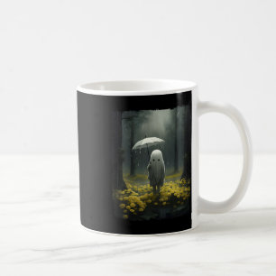 Gothic Forest Floral Ghost Halloween Haunt Koffiemok