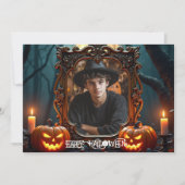 🎃Gothic Forest Glow Aangepaste Fotokaart Kaart (Voorkant)