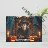 🎃Gothic Forest Glow Aangepaste Fotokaart Kaart (Staand voorkant)