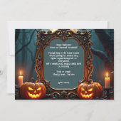 🎃Gothic Forest Glow Aangepaste Fotokaart Kaart (Achterkant)