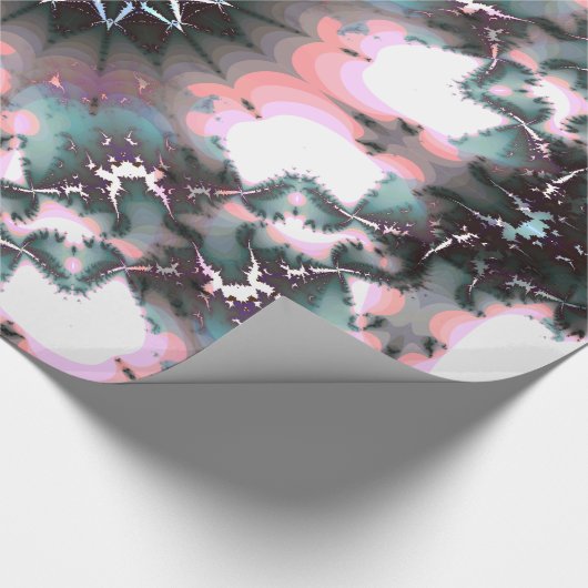 Gothic Frozen Winter Spider Web Cadeaupapier (Hoek)