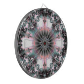 Gothic Frozen Winter Spider Web Dartbord (Voorkant Links)