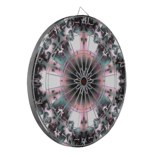 Gothic Frozen Winter Spider Web Dartbord (Voorkant Links)