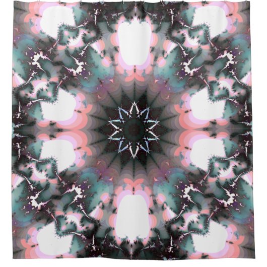 Gothic Frozen Winter Spider Web Douchegordijn (Voorkant)