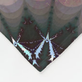 Gothic Frozen Winter Spider Web Fleece Deken (Hoek)