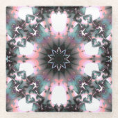 Gothic Frozen Winter Spider Web Glazen Onderzetter (Voorkant)