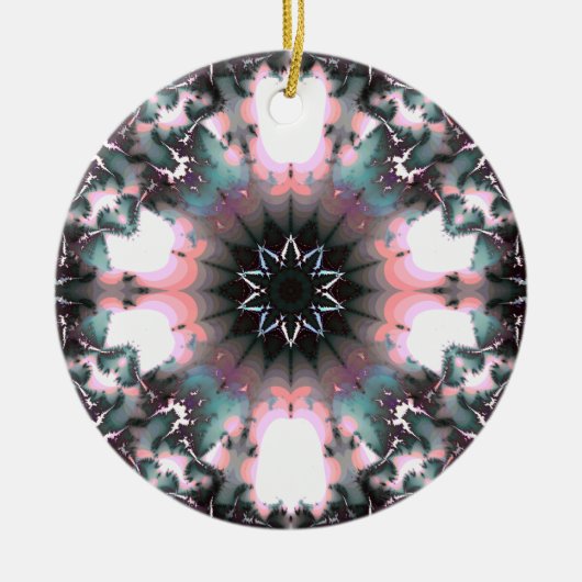 Gothic Frozen Winter Spider Web Keramisch Ornament (Voorkant)