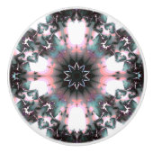 Gothic Frozen Winter Spider Web Keramische Knop (Voorkant)