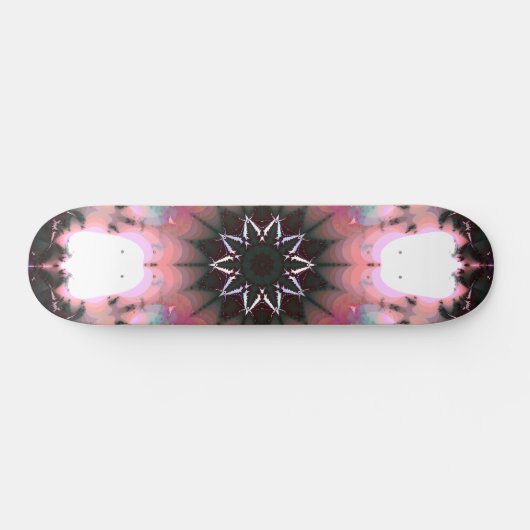 Gothic Frozen Winter Spider Web Persoonlijk Skateboard (Horizontaal)