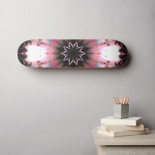 Gothic Frozen Winter Spider Web Persoonlijk Skateboard (Muurkunst (Horizontaal))