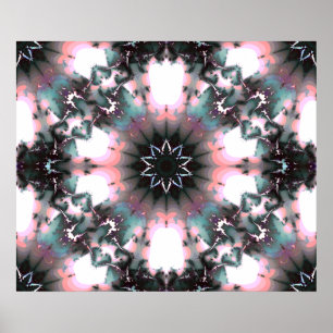 Gothic Frozen Winter Spider Web Poster