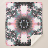 Gothic Frozen Winter Spider Web Sherpa Deken (Voorkant)