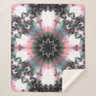 Gothic Frozen Winter Spider Web Sherpa Deken