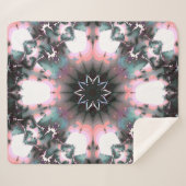 Gothic Frozen Winter Spider Web Sherpa Deken (Voorkant (horizontaal))