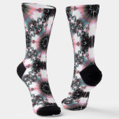 Gothic Frozen Winter Spider Web Sokken (Gebogen)