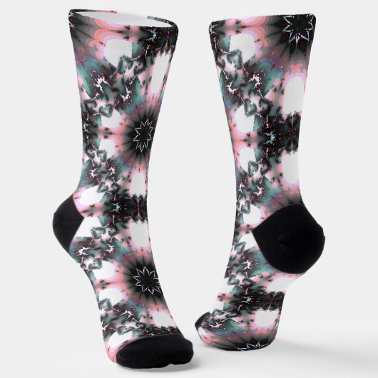 Gothic Frozen Winter Spider Web Sokken (Gebogen)