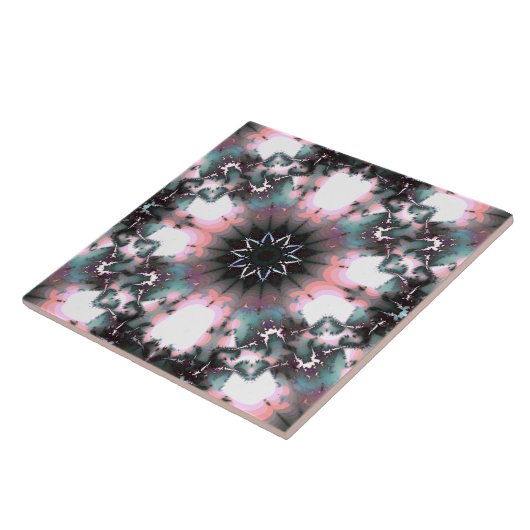 Gothic Frozen Winter Spider Web Tegeltje (Zijkant)