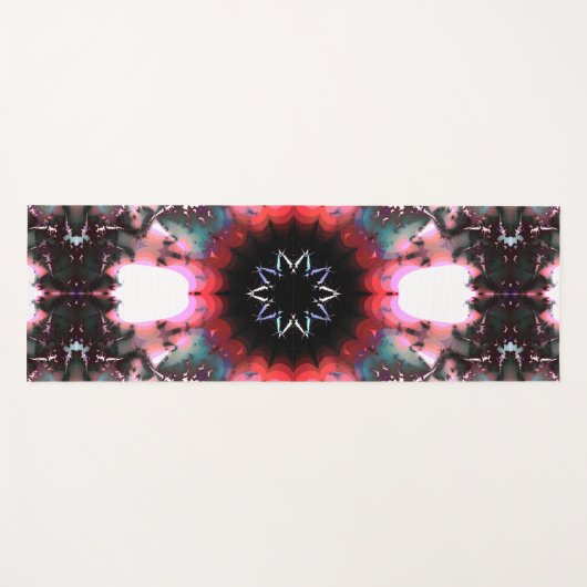 Gothic Frozen Winter Spider Web Yogamat (Voorkant (horizontaal))