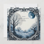 GOTHIC FULLMOON HANDFASTING UITNODIGINGEN CELTIC (Achterkant)