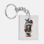 Gothic Funny Coffin Sleutelhanger (Voorkant Links)