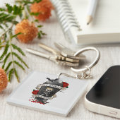 Gothic Funny Coffin Sleutelhanger (Voorkant Rechts)