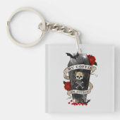 Gothic Funny Coffin Sleutelhanger (Voorkant)
