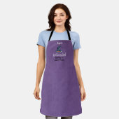 Gothic Funny Cute Kitchen Witch Halloween Schort (Gedragen)