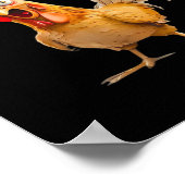 Gothic Funny Humor Crow F-Caw-F Poster (Hoek)