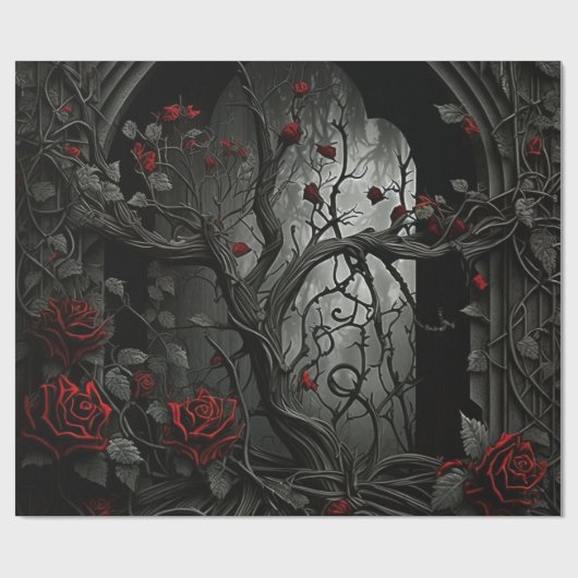 Gothic Garden Cadeaupapier (Vlak)