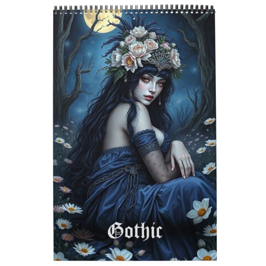 Gothic Garden Collectable Art Calendar Kalender (Hoes)