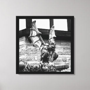 Gothic Gargoyle Canvas Afdruk