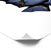 Gothic Gargoyle: een bewaker van de nacht Perfect Poster (Hoek)